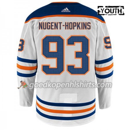 Edmonton Oilers NUGENT-HOPKINS 93 Adidas Wit Authentic Shirt - Kinderen